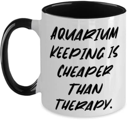 Čuvanje akvarijuma je jeftinije od terapije. Dvotonska šolja od 11oz, čaša za čuvanje akvarijuma, Gag za čuvanje akvarijuma