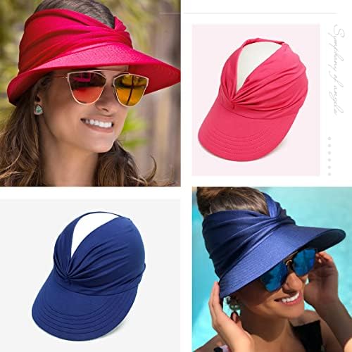 Ženski šešir sa štitnikom od sunca širokog oboda UPF 50+ UV zaštitni šešir, ljetni sportski šeširi na plaži za žene