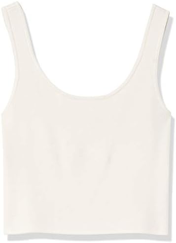 Drop Women's Angelica Cropped Supersoft Scoop-Neck Tank