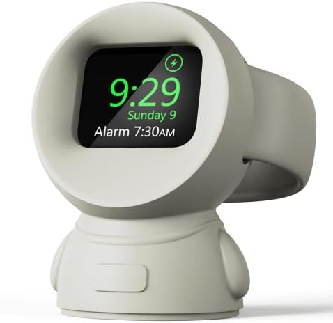 HiEAWU punjenja kompatibilna sa Apple Watch serija 8 / SE2 / 7/6 / SE / 5/4/3/2/1, astronauti iWatch priključni za punjenje, podržava