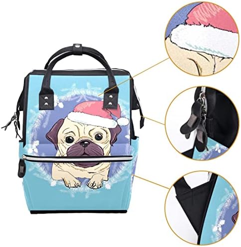 Božićni šešir Puppy Pas u mulberry podružnica vijenac ruksak ruksak back kašike za promjenu torbe s više funkcija VELIKA KAPACITET