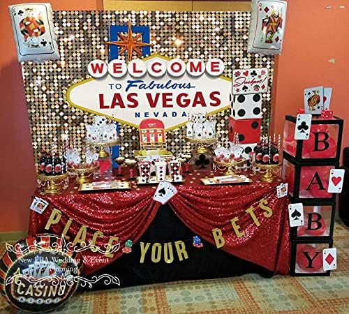 Dobrodošli u Las Vegas Backdrop Fabulous kazino noć Poker Party film tematske fotografije pozadina Prom kostim Dressup potrepštine