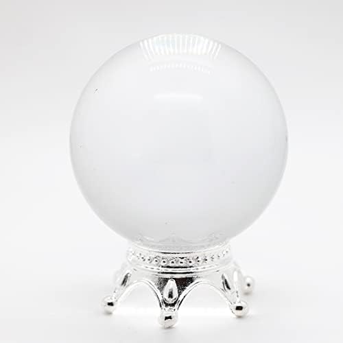 NWSRAYU 10 kom Srebrna kristalna kugla za šljibu globus kamena držača za jaja sfera mini kruna za kuglice, tenis, mermel, kolekcije