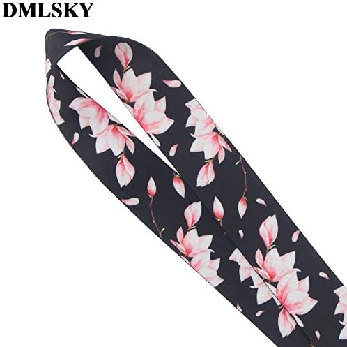 Reddoor_hill japanski trešnje cvjetovi tamne tematske tastere modne rekavke za ključeve značke ID mobilnog telefona Konop za vrat
