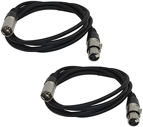 Hqrp 2-paket 6ft XLR do XLR mikrofonski kabl za Behringer XM8500 Dynamic Cardioid Microphone plus Hqrp Coaster