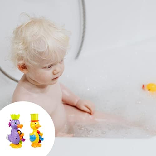 Tojvijenske igračke za kupanje Toddler kupatilo 2pcs kupatilo za vodu squirting patka morskog morskog nosača voda za kupanje kupatilo