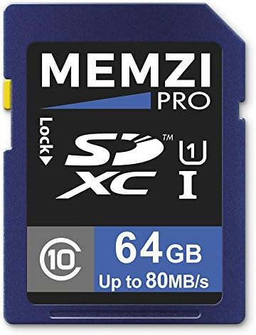 MEMZI PRO 64GB klase 10 80MB / s SDXC memorijska kartica za Olympus Sh, SP ili SZ serije digitalnih kamera