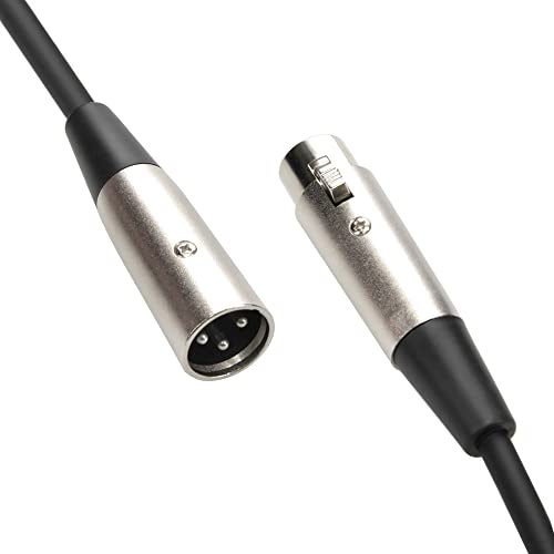 Cable Central LLC (5 paketa 10ft XLR 3P Muški/Ženski Balansirani audio mikrofonski kabl-10 stopa