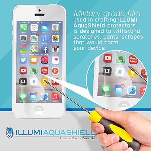Illumi AquaShield zaštitnik ekrana kompatibilan sa Alcatel OneTouch POP UP no-Bubble Clear Flexible TPU filmom visoke definicije
