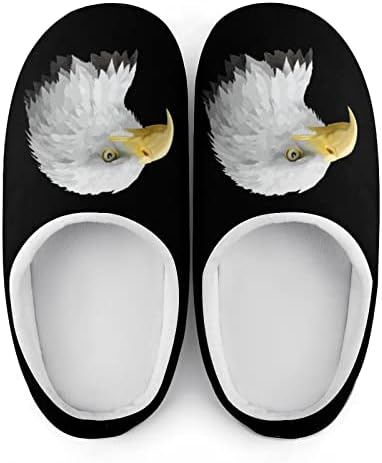 Američke muške papuče Bald Eagle muške papuče Warm Slip Home cipele za zatvorene prostore na otvorenom sa gumenim đonom