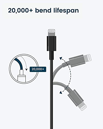 Microsakk USB C to munjevi kabel, MFI certificirani 2Pack 10FT dugi iPhone Brzi punjač kabel kabela za punjenje kabela kompatibilna