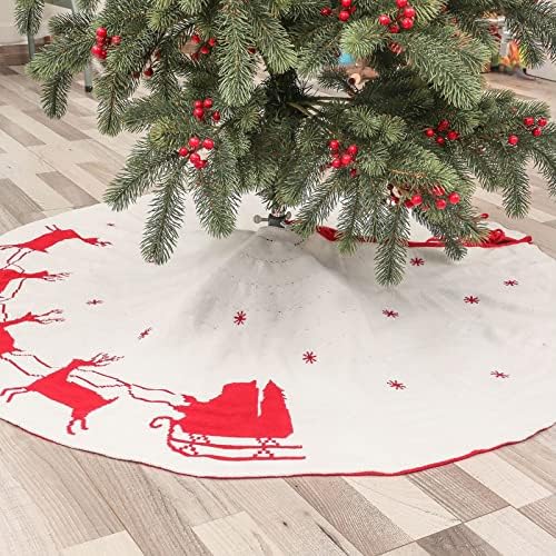 Dekoracija Božićni božićni pleteni kućni pletena suknja božićna suknja Dvostrana stablo kućna dekor božićna kugla za ukrašavanje