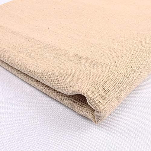 SELFAB jednobojna lanena tkanina prirodna lanena bijela tkanina za zavjese kauč torbe stolnjaci pokrivač po dvorištu