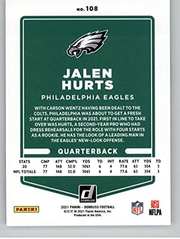 2021 Donruss 108 Jalen boli Philadelphia Eagles NFL fudbalska karta NM-MT