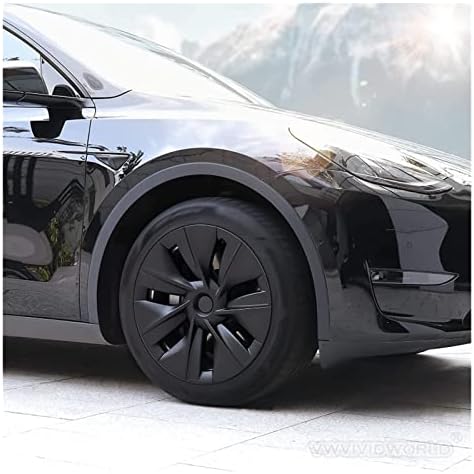 Vzb Gun siva 4pcs Performanse za zamjenu kotača 19 inča Kompletna oprema za poklopcu automobila kompatibilna sa Teslinom modelom y