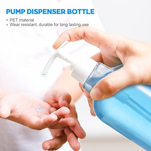 Cabilock 8pcs 500ml Dispenzer za tuširanje prazne boce Prozirne boce pumpe za punjenje pumpe za masažu, tekući sapun, šampon