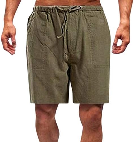 Beuu muške pamučne kratke hlače Ljetni elastični struk jogger hodalice Havajski labavi Ležerne prilike Bermuda plaže