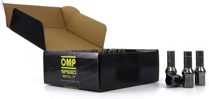 OMP brzina brzine od 20 vijaka kotača sa metričkim M12 x 1,25 ključ 17/19 Duži navoj 27 mm Sivi i materijal DIN 10.9
