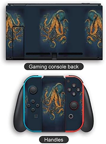 Podvodni San Octopus Ocean naljepnice za životinje Cover skin Protective FacePlate za Nintendo Switch