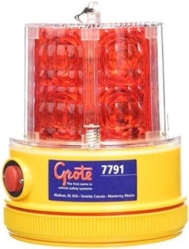 Grote 77912 Crvena 360° prenosiva LED lampica upozorenja