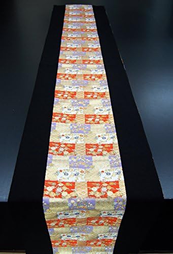 Shindendo Kimono trkač za stolove Japanske tradicionalne tkanine Kinran