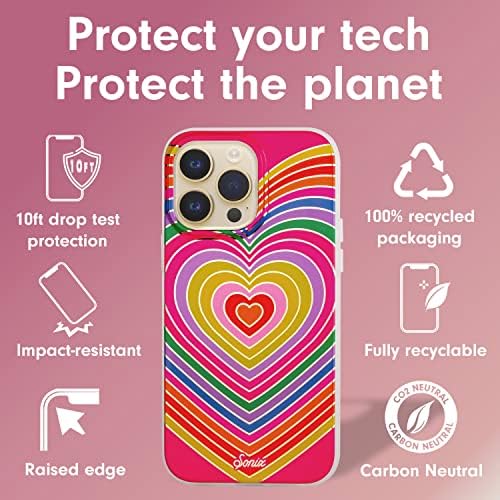 Sonix futrola + zaštitnik ekrana za MagSafe iPhone 14 Pro Dugina srca