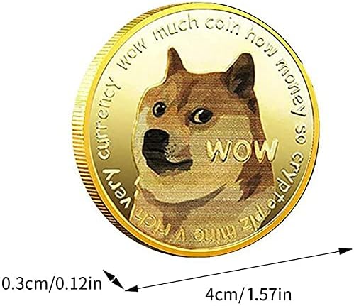 Replika prigodni kovani novčići pozlaćeni komemorativni dijelovi slatki pas sakupljanje pasa Suvenir poklon kreativni dijelovi BTC-
