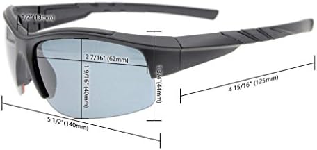 Eyekepper TR90 neraskidivo sportske bifokalne sunčane naočale za sunčanje bejzbol tekući ribolov vožnja golf softball planinarenje