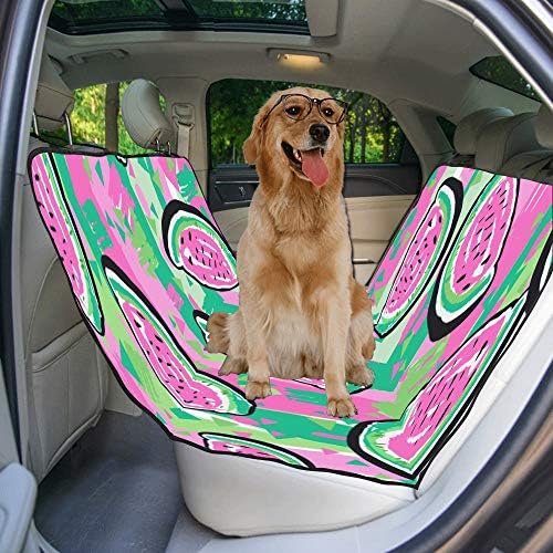 Enevotx Navlaka za pseće sedište prilagođena ručno obojena dizajnerska Navlaka za kreativno štampanje autosjedalica za pse vodootporna