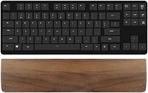 Linkidea od punog drveta Tenkeyless tastatura naslon za zapešće, 80% podloga za oslonac za tastaturu za kancelariju, računar, Laptop,