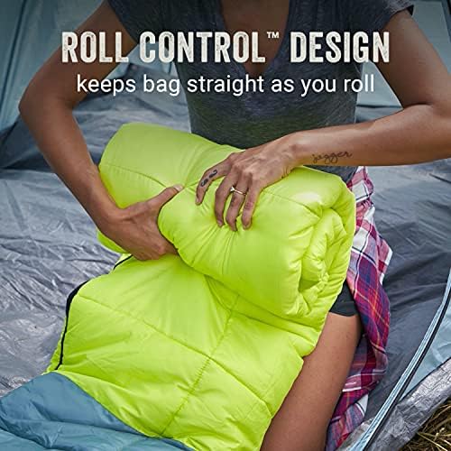 Coleman Kompact torba za spavanje, unutarnja / vanjska lagana vreća za spavanje za odrasle, 20 ° F / 30 ° F / 40 ° F Opcije za kampovanje,