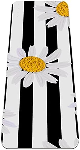 Chrysanthemum Yoga Mat Stripe Eco Friendly Non Slip fitness exercise Mat za Pilates i vježbe na podu