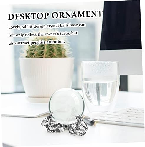 Homoyoyo Desk Topper 5pcs Decor Vintage Office Decor Stup Dekor za prikaz postolje Osnove Kristalno sakupljanje štanda za prikaz Display