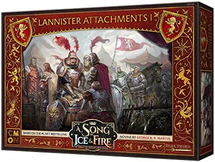 Pjesma leda i vatrenih tablica minijatura Igra Lannister Priključci i kutija Set | Strateška igra za tinejdžere i odrasle | Ages 14+