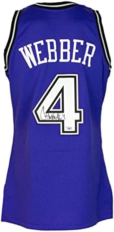 Chris Webber potpisao Sacramento Kings Mitchell Ness Autentični dres FANTICS - AUTOGREMENT NBA dresovi