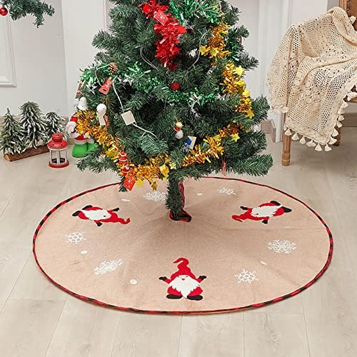 DBYLXMN stolice za događaje Božić Dekoracija suknja Božićno drvsko pregače Božićno drvce Božićne ukrase Drvo Dekoracije