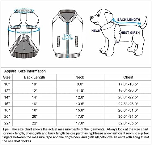 Blueberry Pet Soft & amp; udoban ljubitelji bejzbola omiljeni Argyle žakard pulover pas dukserica u sivoj boji, dužina leđa 10, Pakovanje