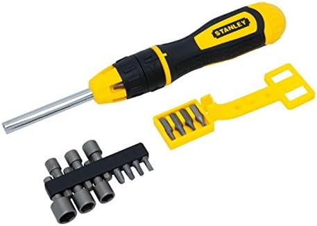 Stanley STHT0-62574 bit-odvijač sa 20 bita i čegrtaljkom, crno / žuto