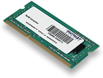 Patriot Signature 4GB DDR3 PC3-12800 CL11 SODIMM memorijski modul PSD34G160081S