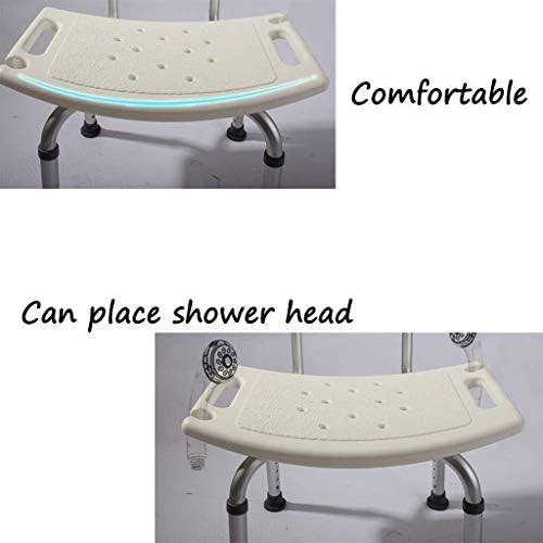 Ditudo tuš stolica za tuširanje kupatilo Kupatilo sjedalo - lagani aluminijum - podesiva visina - neklizajući