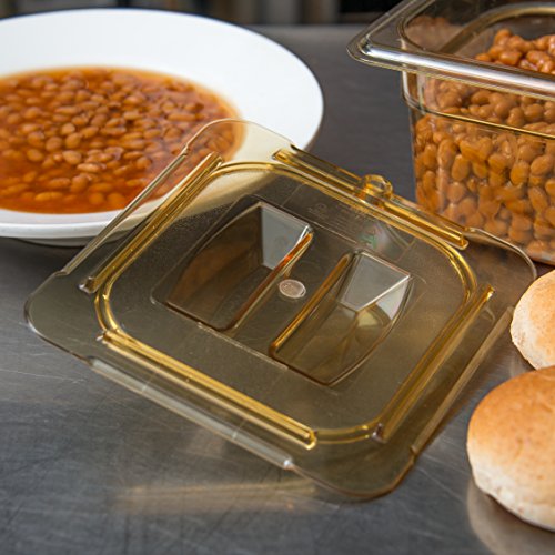 Carlisle Foodservice proizvodi 10510U13 Storpplus High Toploa Universal Rukovalište za hranu, šeste veličine, amber