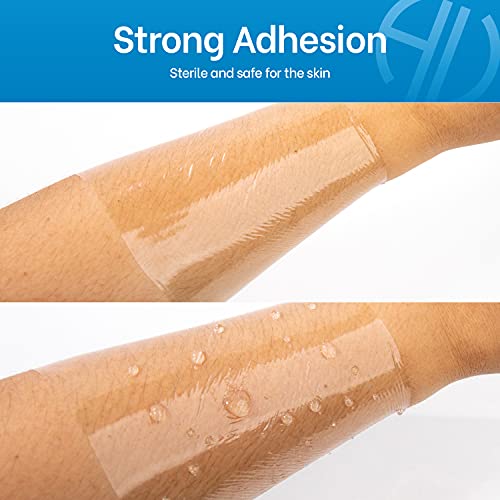 HealexVazzin Tattoo Aftercare Bandage – 6 u x 6.5 yd Roll -2 pakovanje transparentna tetovaža zavoj za omotavanje nakon brige za tetovažu