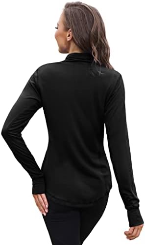 Cozzyon ženski atletic puni zip lagana joga vježbanje staze sportske jakne sa rupama za palčeve
