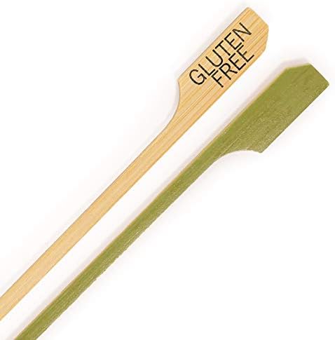 Bamboomn - Veganski naljepnica marker bambusov pad za veslo - 3,5 - 100 komada