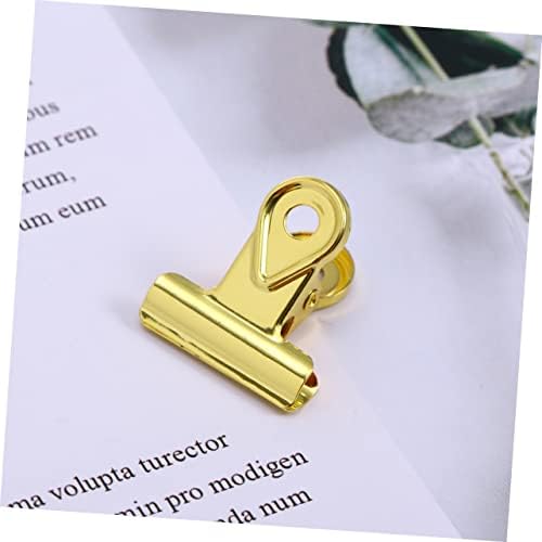 Operilacx 20pcs obojeni papir za papir Metalni mapu Antikni šarke Clips Chip Clips Clips Clips Clip Clip Clamp Binder Binder Clips