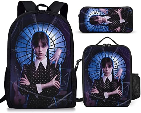 Oyilzvd 3pcs ruksak multifunkcijski putnik Laptop Daypack Školska torba sa ručka kutija za olovku za dječake Djevojke tinejdžeri