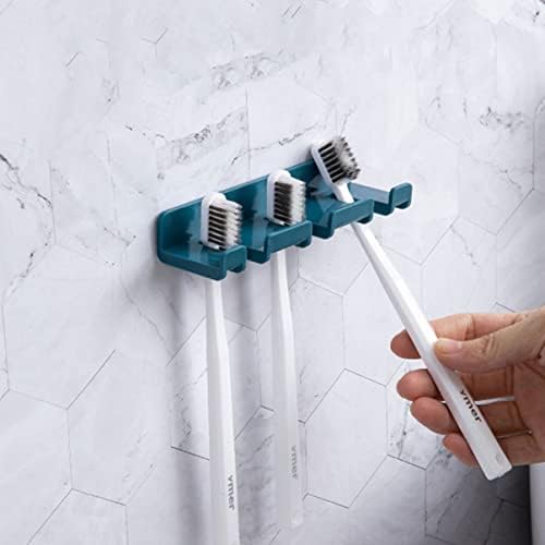 Cabilock četkica za zube četkica za zube 5pcs Storage Razor Wall Home Plug pasta za zube u boji za kupatilo sa češljem za kupatilo