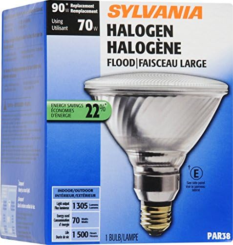 SYLVANIA Home Lighting 16748 halogena sijalica, Par38-70w ekvivalent, reflektorska lampa, Srednja baza