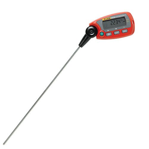 Kalibracija metilja 1551a-12 EX Stik termometar, fiksni RTD, -50° do 160°C temperaturni raspon, 0,25 prečnik stabljike, 12 dužina stabljike