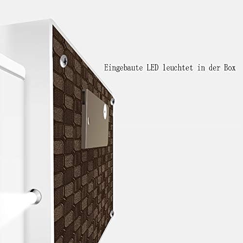 ZZHBXG sefovi Password Safe, 25cm mali nevidljivi sef za domaćinstvo od svih čeličnih zidova protiv krađe skriven sa pregradnim nakitom